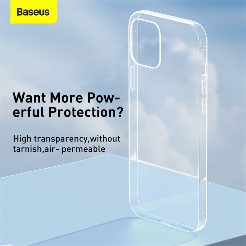 倍思 全新 2020 年 Baseus 透明手機殼適用於 iPhone 12 11 Pro Xs Max X Xr Co