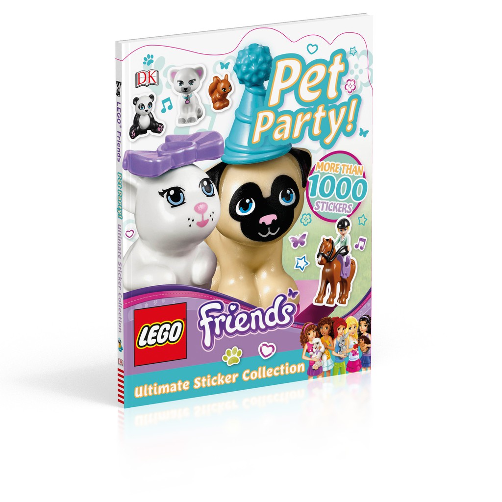 DK LEGO Friends Pet Party! 【樂高好朋友系列寵物派對貼紙書】