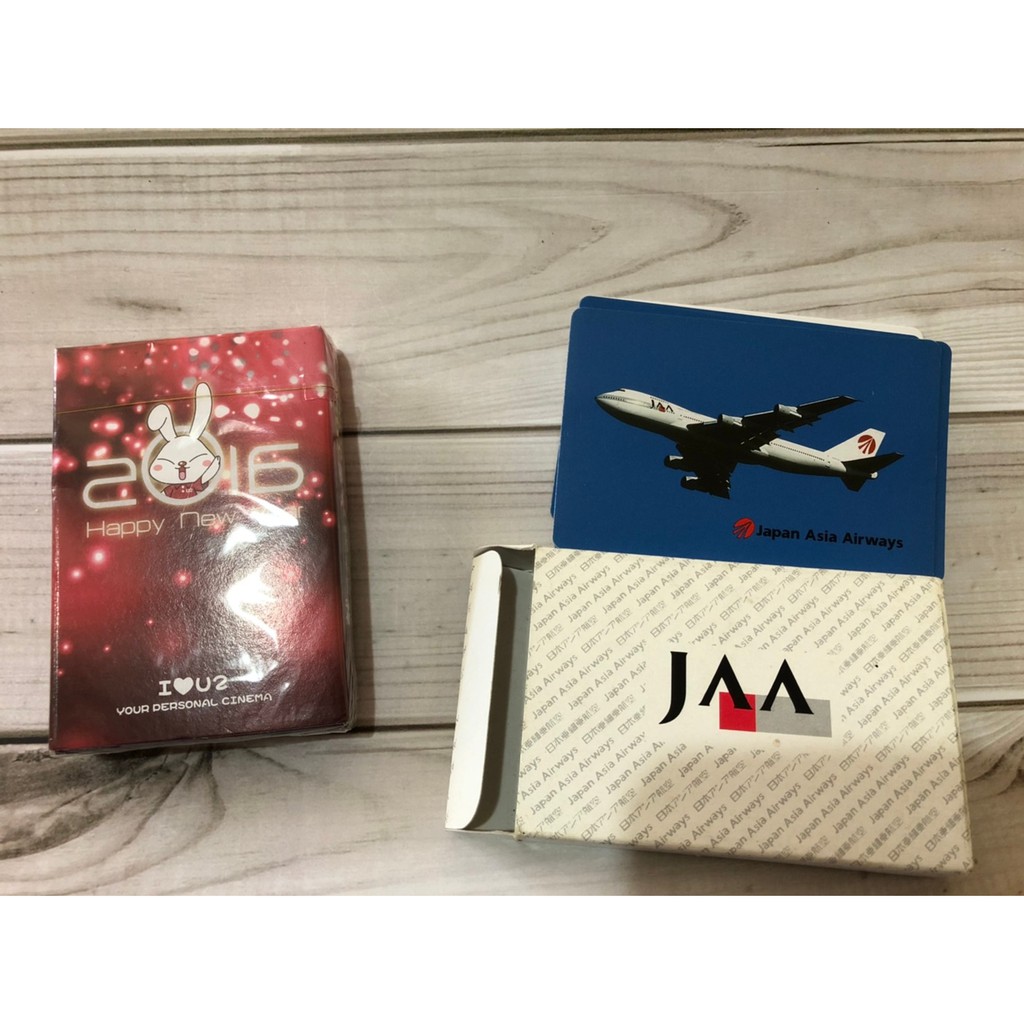 已絕版 U2 /  JAA 撲克牌 航空觀光 日本語 初級 學習 圖文 撲克牌 日本亞細亞航空