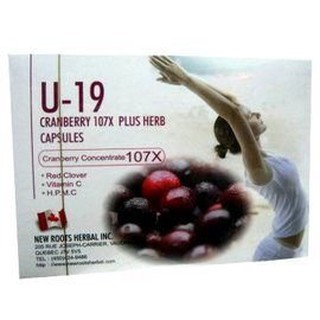 U-19 CRANBERRY 蔓越莓膠囊 60粒/盒裝