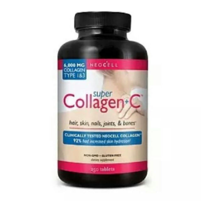 Neocell妮兒膠原蛋白+維他命c super collagen 250顆