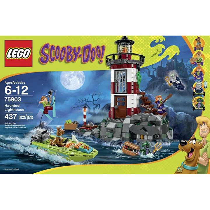 樂高 LEGO 拆售 75903 史酷比 燈塔 燈塔守護者 燈塔守護者 薛吉 黛芬 船