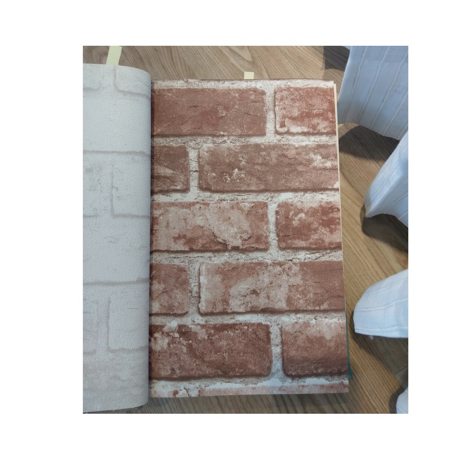 Zero Design 凹凸紋路仿磚質感自然壁紙壁貼磚牆仿建材diy 文化石美式鄉村田園工業柔美 蝦皮購物
