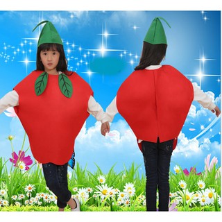 [水果服裝]聖誕節派對表演服裝~兒童水果服/蘋果服裝/西瓜服裝/梨服裝