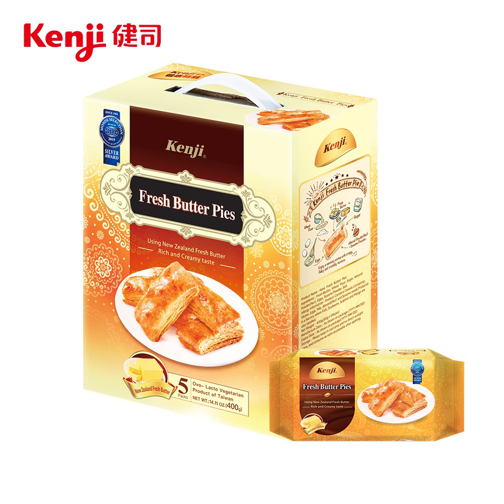 【蝦皮直營特選】Kenji健司 生奶油千層派 400g(禮盒)