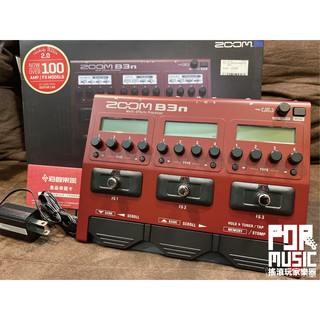 【搖滾玩家樂器】全新 ZOOM B3N 貝斯 BASS 綜合效果器 效果器 ( 含原廠 變壓器 )