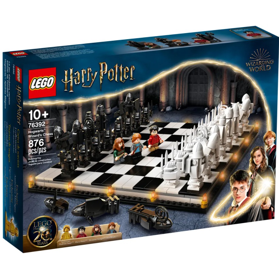 &lt;屏東自遊玩&gt; 樂高 LEGO 76392 哈利波特系列 霍格華茲巫師棋 現貨