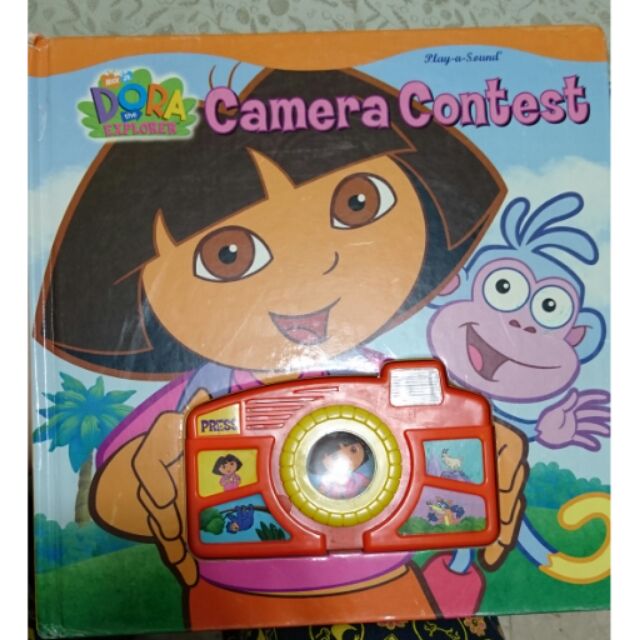 Dora's camera contest 相機動物音效書