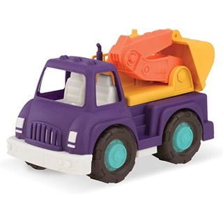 (美國代購) 美國B.Toys -- Wonder Wheels 系列工程車 -- 挖土機 (金勾臂怪手)
