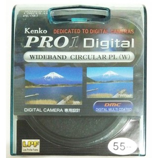 【景平數位】全新 Kenko PRO1 WIDEBAND CIRCULAR PL CPL 偏光鏡 55mm~出清中