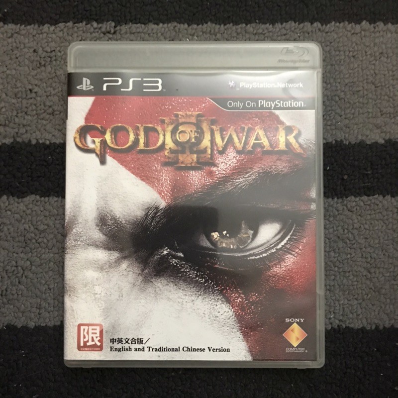PS3 遊戲光碟 God of War3 中英文合版