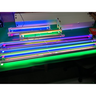 【ＫＢ】T8 彩色燈管 18W 4呎/4尺 全電壓 紅光/藍光/綠光