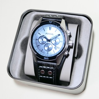 [泡泡虎] FOSSIL CH2564 三眼 皮革錶帶 手錶 腕錶 全新 現貨