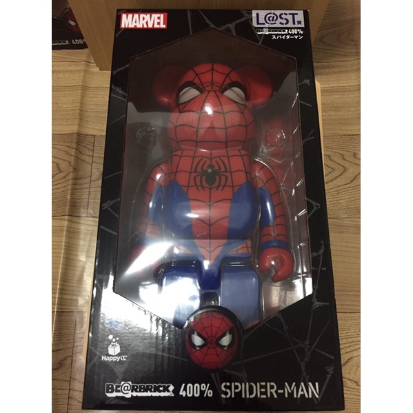 最後賞400%蜘蛛人庫柏力克熊 正版現貨 日版 一番賞 BE@RBRICK Marvel漫威