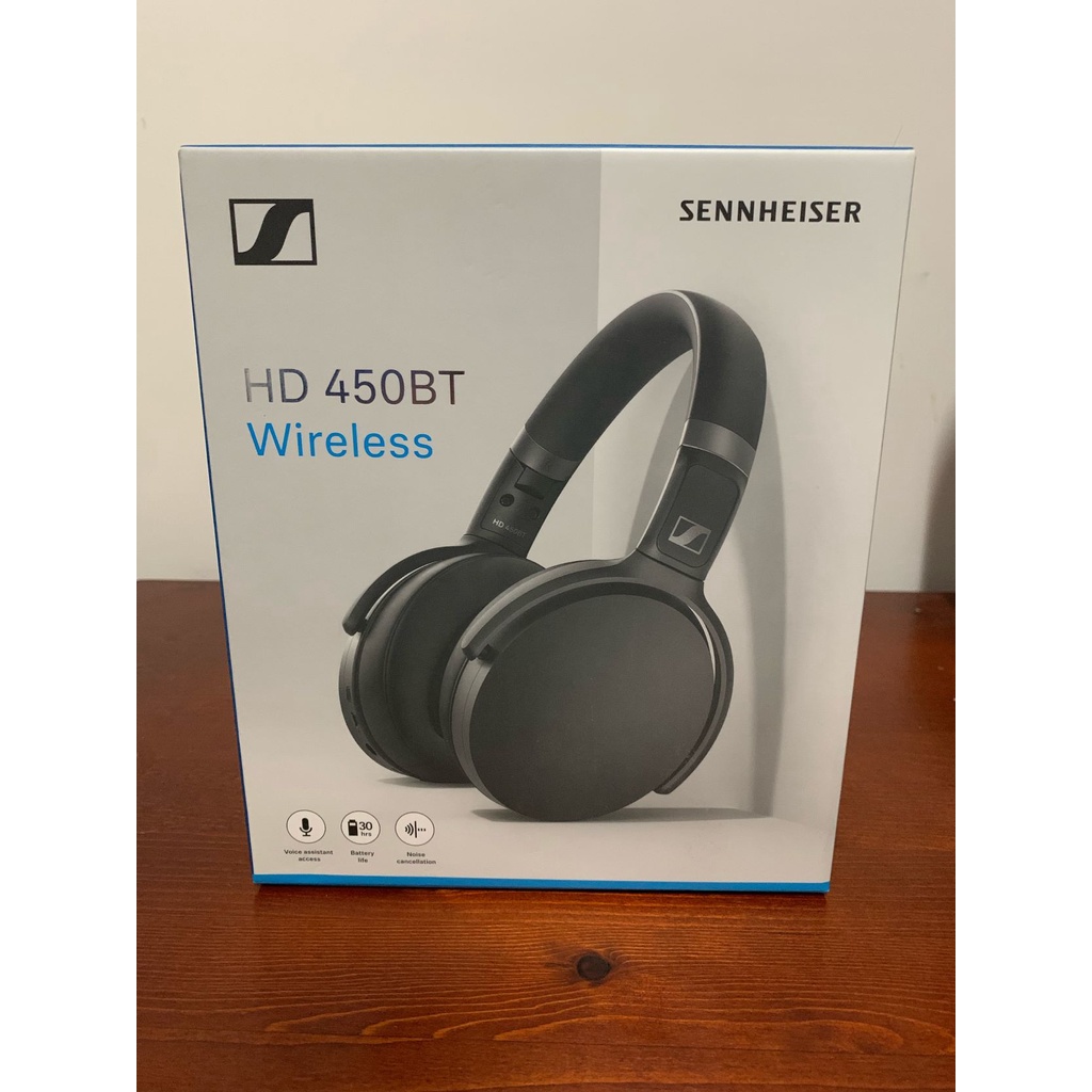 【超值二手】Sennheiser HD 450BT 無線藍牙主動式降噪耳機 黑色