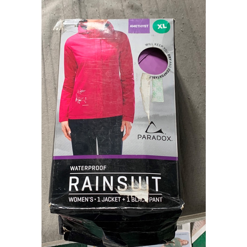 Paradox 多用RAINSUIT戶外風雨衣組--照片就是展示中出售物件喔--後寮埔
