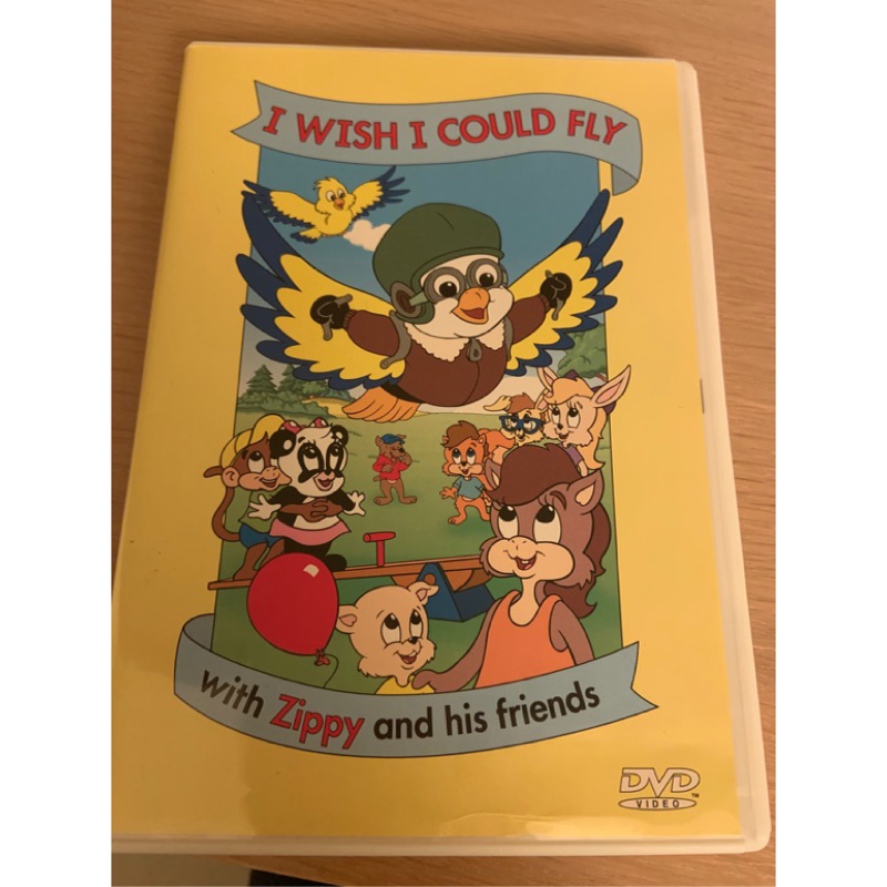 寰宇迪士尼美語。With Zippy and his friends DVD $300/盒