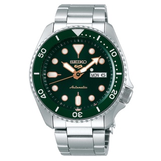 SEIKO精工Seiko 5Sports系列不鏽鋼機械錶-綠42.5(SRPD63K1/4R36-07G0G)SK028