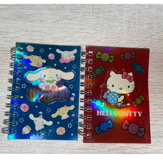 三麗鷗 HELLO KITTY 大耳狗 亮面筆記本 不拆賣