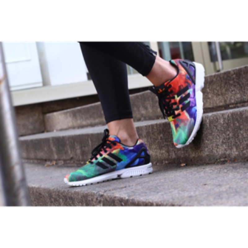 adidas zx flux rainbow
