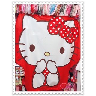 ♥小花花日本精品♥ Hello Kitty 造型地毯 大地毯 居家地毯 臥室地毯 地墊 紅色 座姿12337408