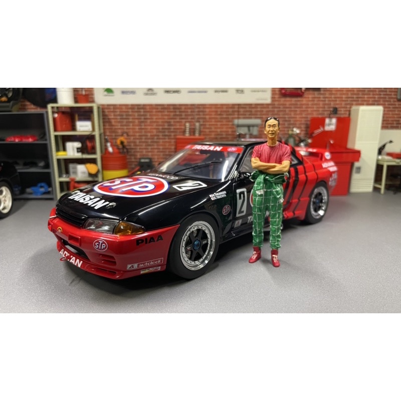 (場景專用) 1/18 🇯🇵日本車手 土屋圭市 人偶