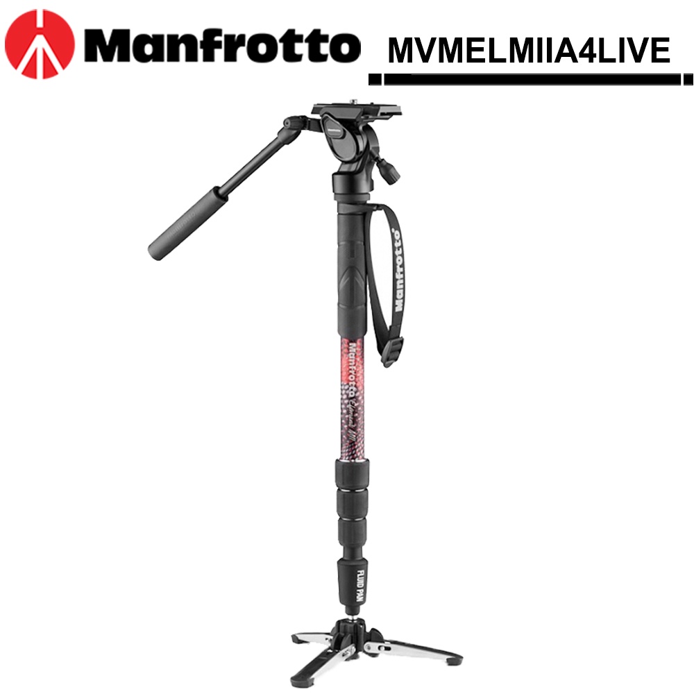 Manfrotto Element MII 錄影單腳腳架 MVMELMIIA4LIVE【5/31前滿額加碼送】
