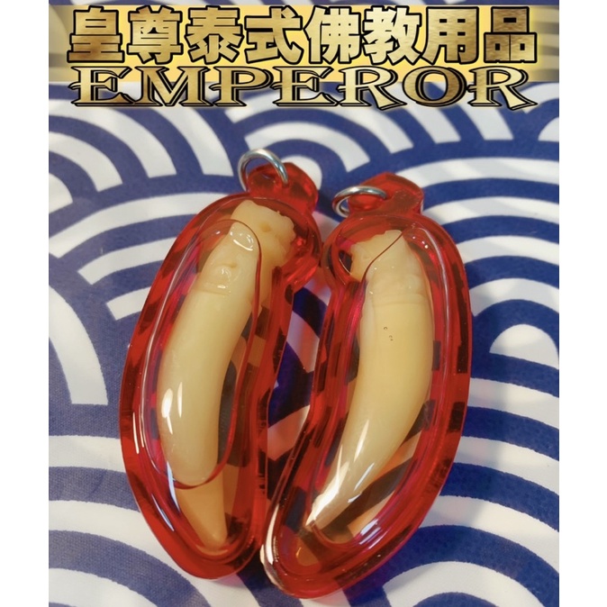 【皇尊泰式用品】虎獸聖牙 聖牙 雕刻虎 泡油聖牙 牙佛牌 聖虎佛牌 皇尊泰國佛教用品