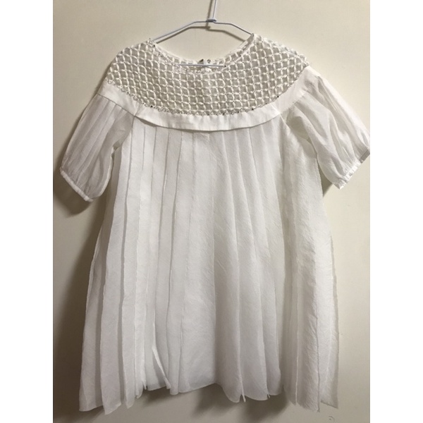 🉐️特價🉐️設計師品牌黃淑琦256白色短袖造型洋裝