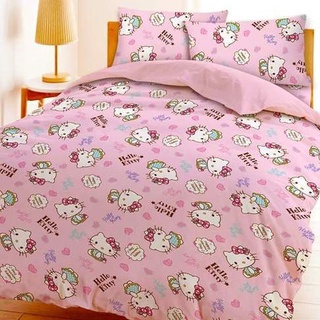 床包組 KITTY 戀愛達人 三麗鷗 雙人床包組/單人床包組/雙人加大床包組 寢具 床罩 枕套 床包 台灣製造