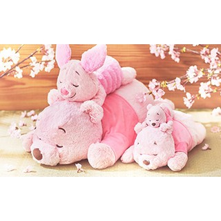 Poupee日本代購✈️現貨🌸正品 迪士尼 限定 限量預購 櫻花 粉紅 維尼 小豬 娃娃
