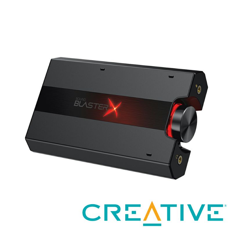 CREATIVE創新 Sound Blasterx G5 7.1聲道/HD便攜式具耳擴功能/USB/音效卡 外接音效卡