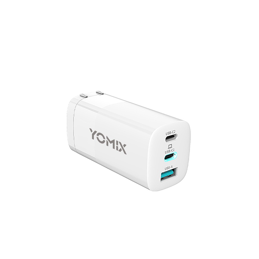 YOMIX 優迷 65W氮化鎵PD三孔快充充電器/筆電快充(typeC/USB充電器) 蝦皮直送