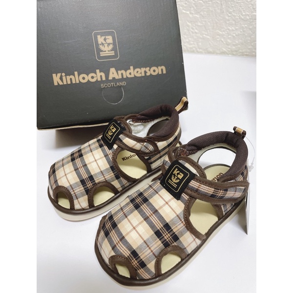 「已預訂勿下單」全新 Kinloch Anderson 金安德森 KA童鞋 格紋涼鞋-15號