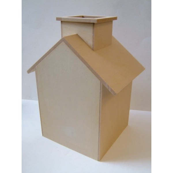 品名:方形房屋面紙盒 蝶古巴特拼貼專用彩繪也適用