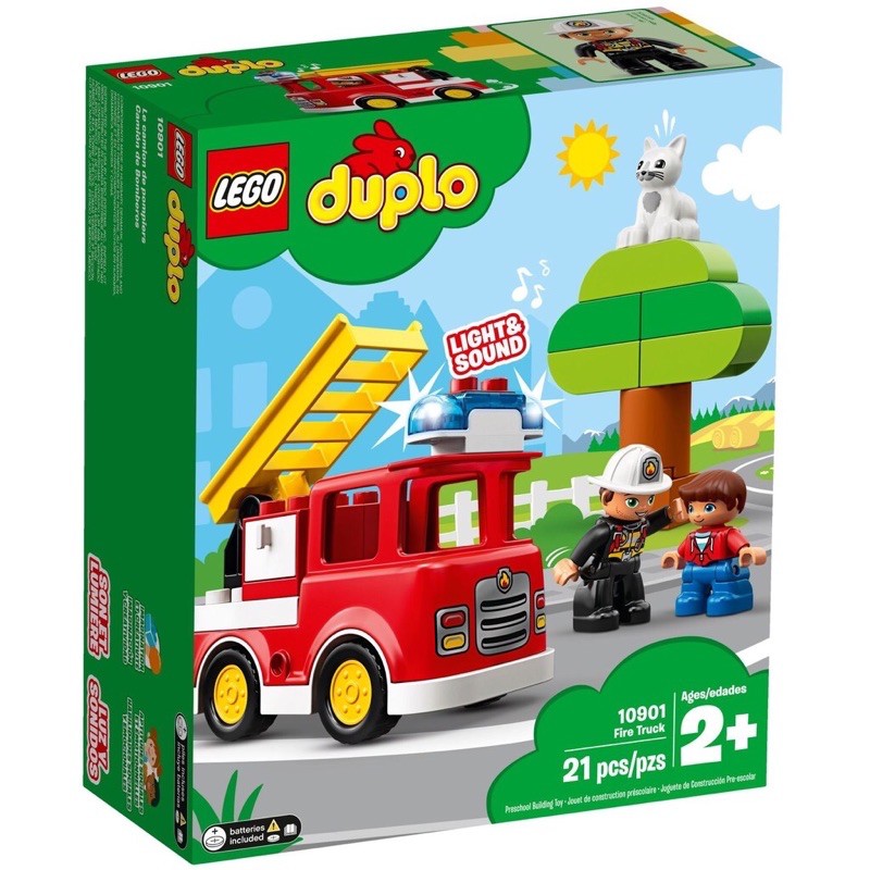 現貨 全新 樂高 LEGO 10901 Duplo 德寶 消防車