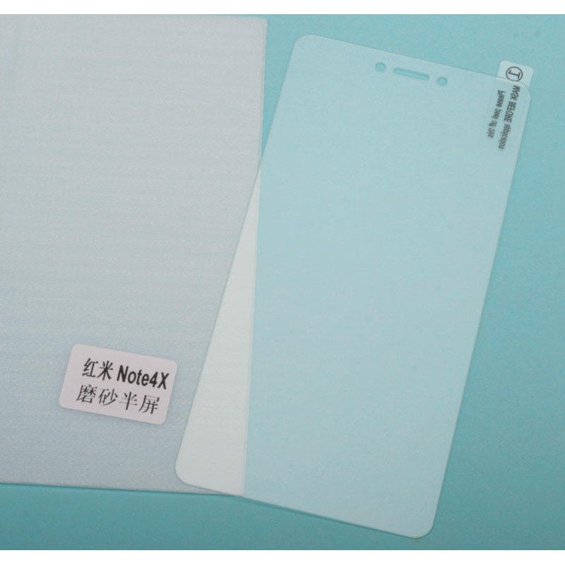 霧面近滿版鋼化玻璃膜 紅米 Note 4X 磨砂全透明保護貼