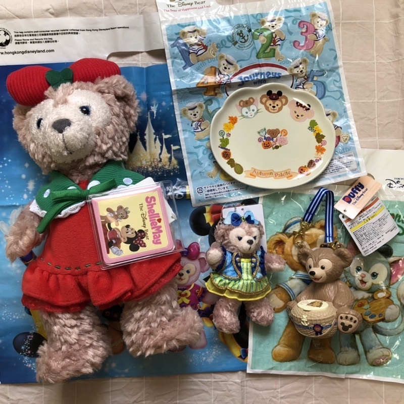 日本東京海洋迪士尼 雪莉玫 達菲熊 造型糖果收納盒 disney sea duffy shelliemay 萬聖節點心盤