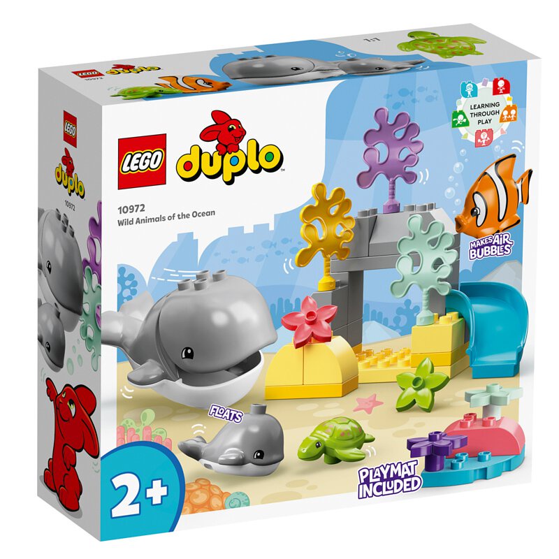 [大王機器人] 樂高 LEGO 10972 海洋野生動物 得寶® 幼兒系列 零件數：32