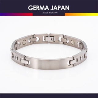 377 GERMA JAPAN【天皇結】金屬3鍺6磁石純鈦手鍊 T005