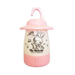 日本 美樂蒂 MY MELODY 露營燈 (粉/摘花) (8422)