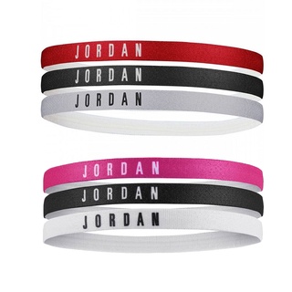 NIKE 彈性髮帶 韻律瑜珈 慢跑 止汗髮帶 JORDAN HEADBANDS 髮帶 3件組 J0003599