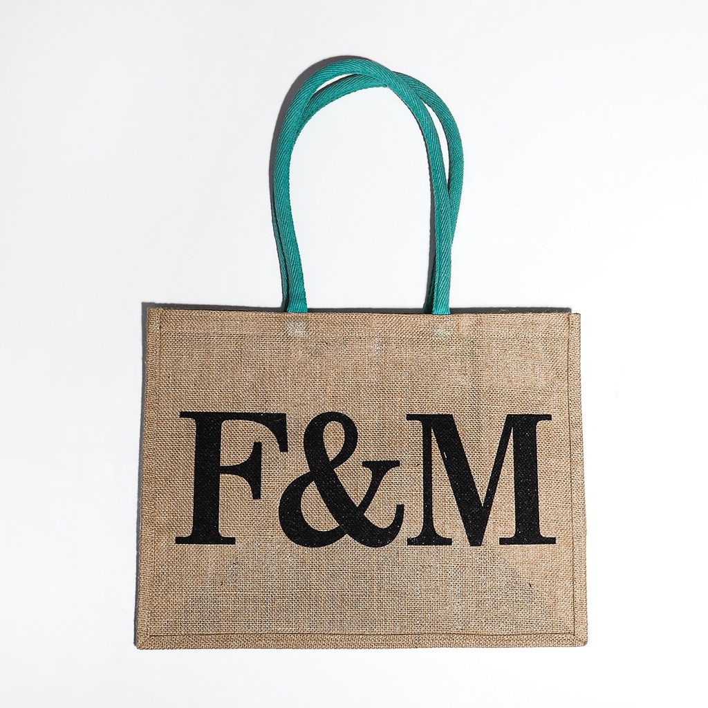 Fortnum &amp; Mason 可生物降解黃麻袋, F &amp; M Shopper 手提袋