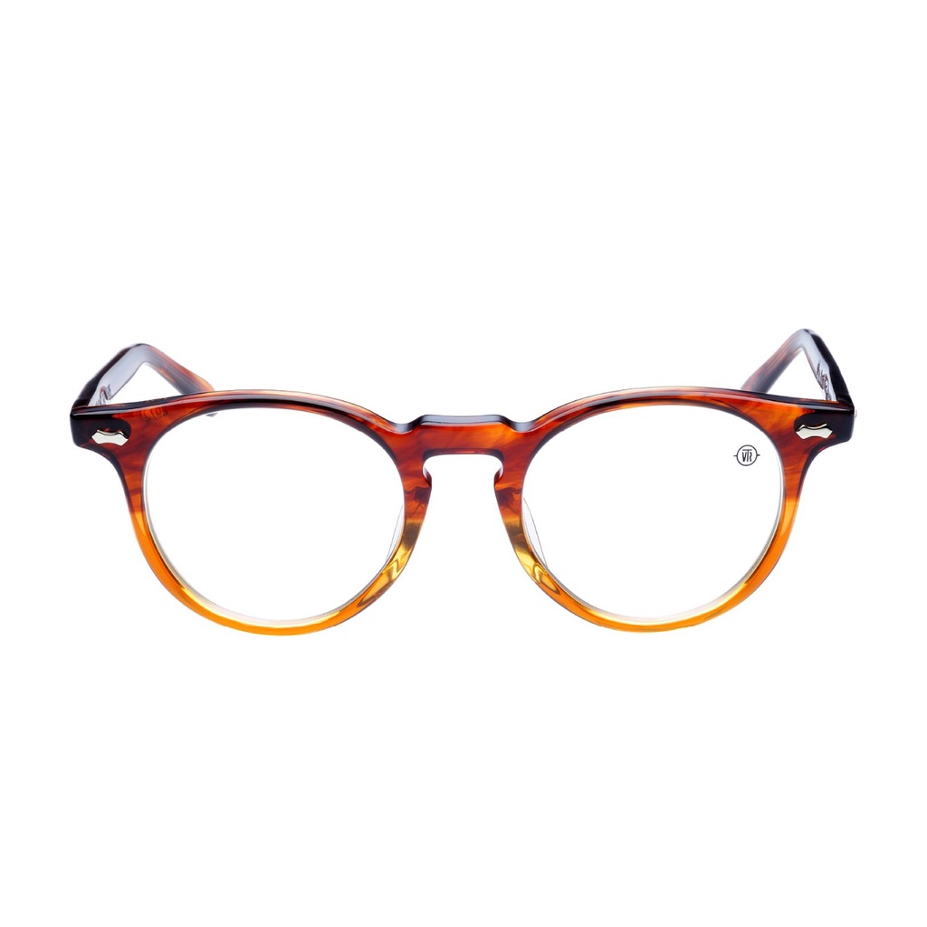 日本手工 美式 TVR-505 鏡框 復古 老板材 不易變形｜金首眼鏡