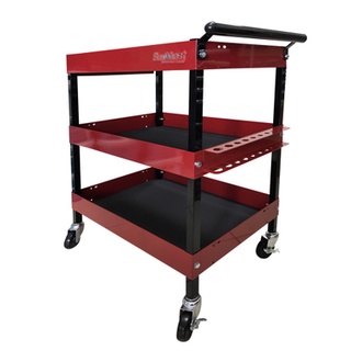 三起工具-三層推車-單車/鐵製三層推車/手推車/全方位三層工具車/多功能置物架/清潔推車