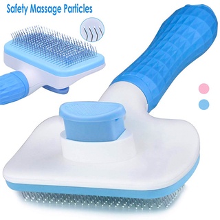 Self Cleaning Dog Brush Slicker Massage Particle Pet Comb Fo