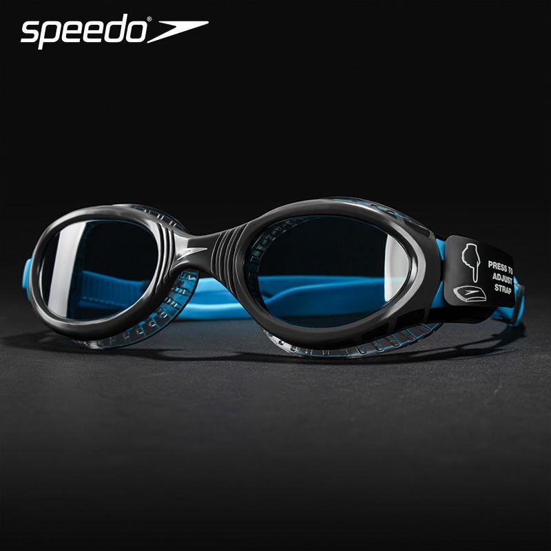 ∮夏季現貨熱賣 新款Speedo泳鏡 大框男女高清防霧防水舒適成人專業訓練游泳眼鏡