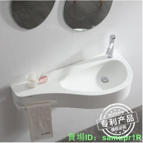 小戶型洗手盆家用洗臉池衛生間洗漱台掛牆式洗面盆檯面簡易洗手台 蝦皮購物