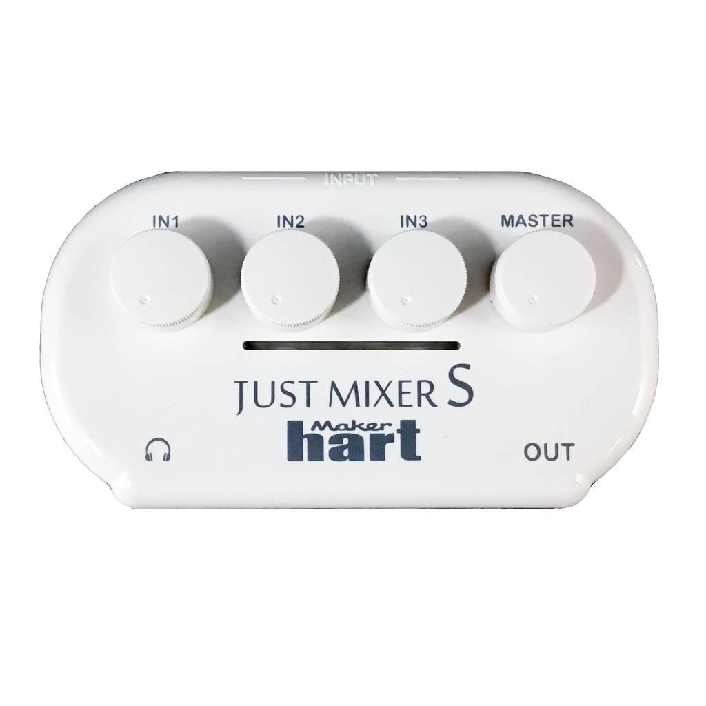 Maker hart JUST MIXER S-超小型混音器(有接麥克風時請選擇麥克風本身有帶電源的款式)