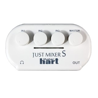 Maker hart JUST MIXER S-超小型混音器(有接麥克風時請選擇麥克風本身有帶電源的款式)